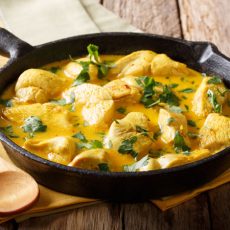 Chicken breast lime and coconut milk