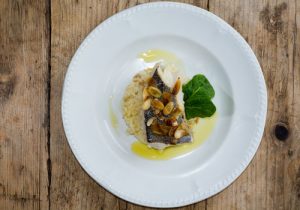 Hake-Fillet-Almond-Risotto