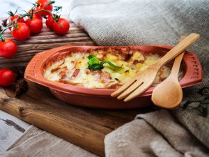 Vegetarian tartiflette