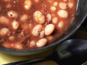 Tomato cassoulet beans